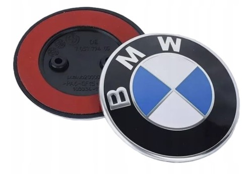 BMW F10 F11 F12 F13 F18 EMBLEMAT ZNACZEK LOGO NAKLEJKA NA MASKĘ KLAPĘ 82mm