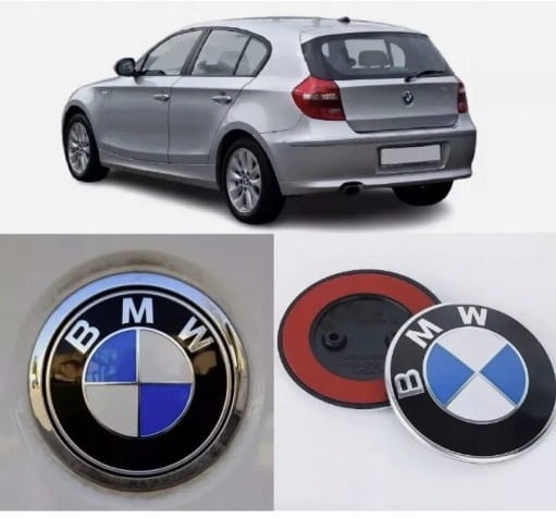 BMW F10 F11 F12 F13 F18 EMBLEMAT ZNACZEK LOGO NAKLEJKA NA MASKĘ KLAPĘ 82mm