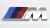 BMW M-POWER MPOWER EMBLEMAT ZNACZEK NAKLEJKA 45mm/15mm NA BŁOTNIKI