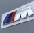 BMW M-POWER MPOWER EMBLEMAT ZNACZEK NAKLEJKA 45mm/15mm NA BŁOTNIKI