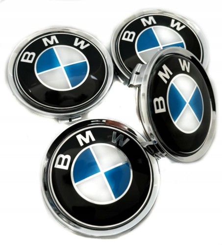 BMW DEKIELKI ZNACZKI DO FELG MERCEDES DEZENT MAM AEZ CARMANI RIAL 75mm/71mm 4szt.