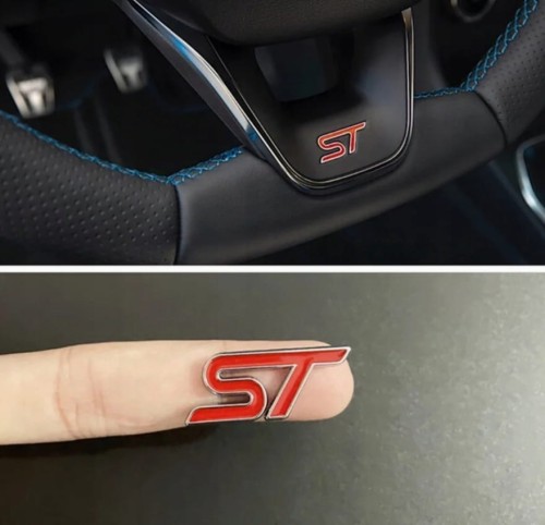 FORD ST EMBLEMAT NAKLEJKA ZNACZEK LOGO NA KIEROWNICE