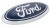 FORD EMBLEMAT ZNACZEK LOGO SAMOPRZYLEPNE 22,5cmx9 cm