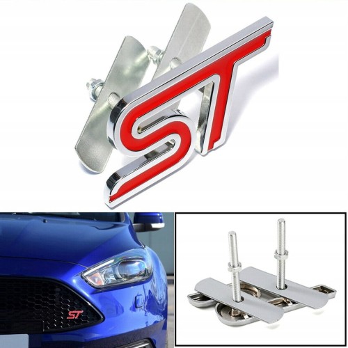 FORD ST EMBLEMAT ZNACZEK METALOWY LOGO W GRILL