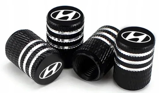HYUNDAI NAKRĘTKI ZAWORKI KAPTURKI NA WENTYLE 4szt KOMPLET TUNING