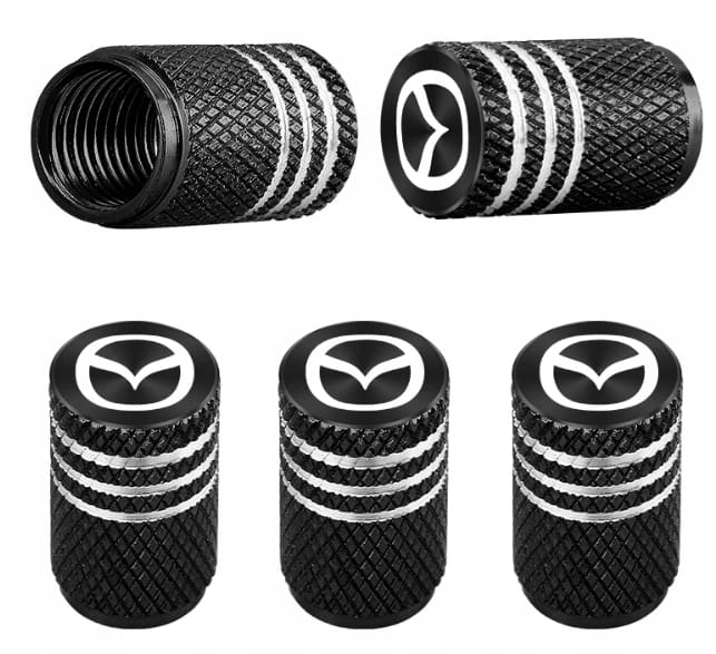 MAZDA WENTYLKI NAKRĘTKI KAPTURKI ZAWORKI NA WENTYLE TUNING 4szt