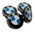 BMW DEKIELKI KAPSLE ZNACZKI DEKLE DO ALUFELG MAK 59mm/54mm 4szt.