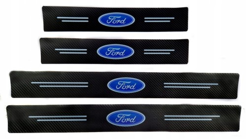 FORD NAKLEJKI LISTWY FOLIA OCHRONNA NA PROGI 4SZT