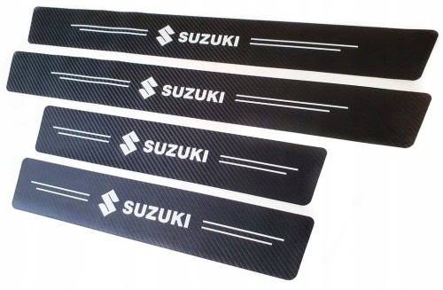 SUZUKI 4x NAKŁADKI NAKLEJKI FOLIA CHRONNA NA PROGI