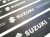 SUZUKI 4x NAKŁADKI NAKLEJKI FOLIA CHRONNA NA PROGI