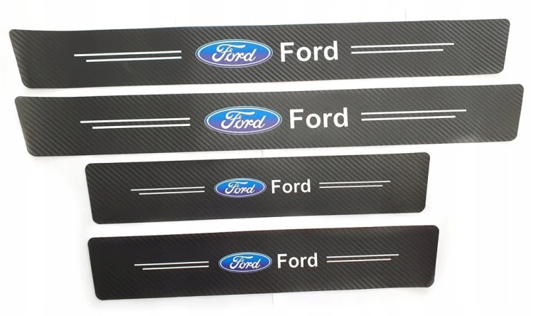 FORD NAKLEJKI LISTWY FOLIA OCHRONNA NA PROGI KPL.
