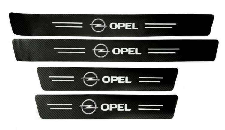 OPEL NAKŁADKI NAKLEJKI FOLIA CHRONNA NA PROGI 4szt.