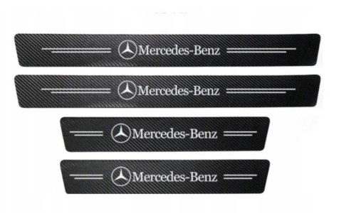 MERCEDES NAKLEJKI FOLIA OCHRONNA NA PROGI 4szt.