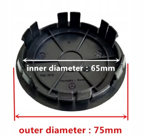 DEKIELKI KAPSLE ALUFELG 75mm/65mm 4szt
