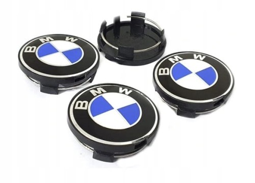 BMW DEKIELKI DEKLE ZNACZKI KAPSLE DO ALUFELG RONAL 63mm/57mm 4szt.