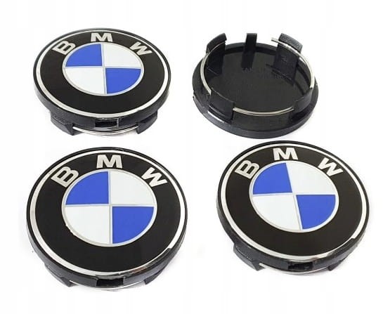 BMW DEKIELKI DEKLE ZNACZKI KAPSLE DO ALUFELG RONAL 63mm/57mm 4szt.