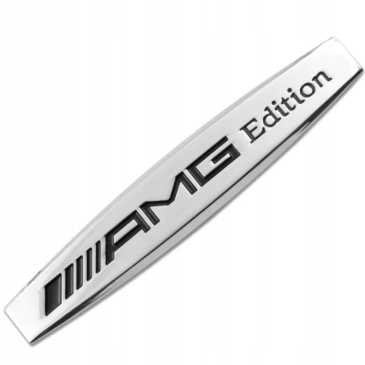 AMG EDITION EMBLEMAT ZNACZEK NAKLEJKA LOGO NA BŁOTNIKI ZDERZAK 2szt.