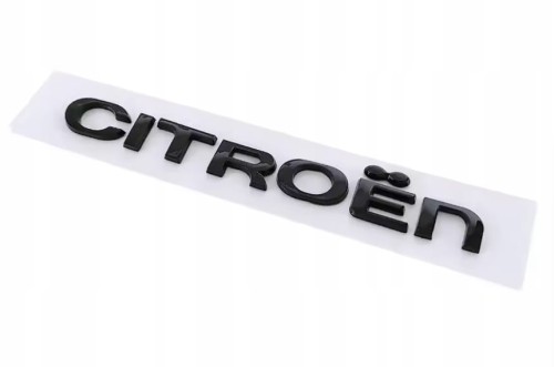 CITROEN EMBLEMAT ZNACZEK LITERKI NAKLEJKA NAPIS NA KLAPĘ TYŁ 172mmX17mm