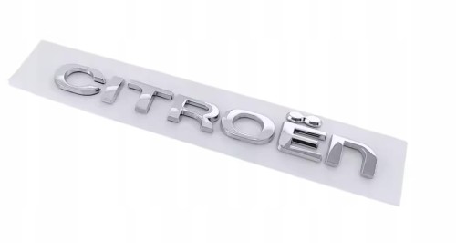 CITROEN EMBLEMAT ZNACZEK LITERKI NAKLEJKA NAPIS NA KLAPĘ TYŁ 172mmX17mm