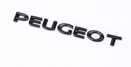 PEUGEOT EMBLEMAT ZNACZEK LITERKI NAKLEJKA NAPIS NA KLAPĘ TYŁ 158mmX16mm