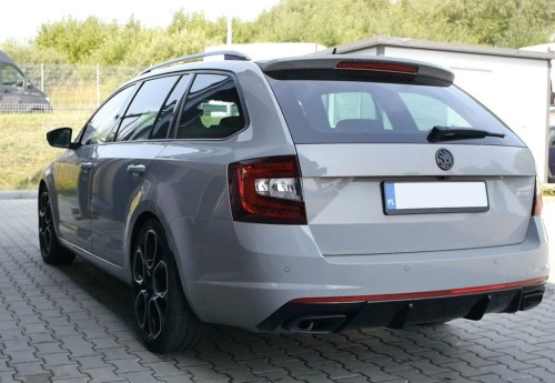 SKODA FABIA OCTAVIA YETI KODIAQ RAPID EMBLEMAT NA KLAPĘ TYŁ 80MM