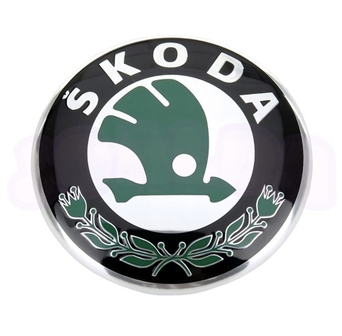 SKODA OCTAVIA III SUPERB II EMBLEMAT ZNACZEK NA MASKĘ PRZÓD KLAPĘ TYŁ 90mm