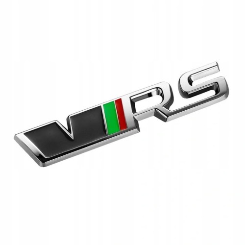 SKODA VRS EMBLEMAT ZNACZEK NAKLEJKA LOGO NA KLAPE TYŁ