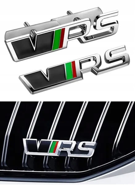 SKODA VRS EMBLEMAT ZNACZEK LOGO W GRILL ZDERZAK PRZÓD