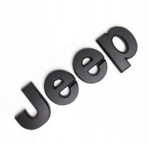 JEEP EMBLEMAT ZNACZEK LOGO NAKLEJKA CZARNY MAT METAL