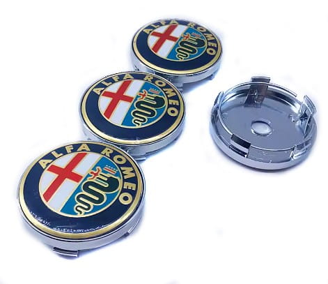 ALFA ROMEO 4szt DEKLE DEKIELKI KAPSLE ALUFELG 60mm 4szt.
