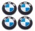 BMW NAKLEJKI LOGO EMBLEMATY ZNACZKI 60MM ALUMINIOWE 4SZT.