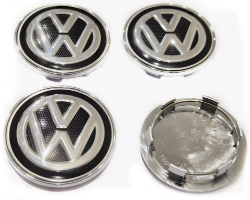 VW DEKIELKI ZNACZKI KAPSLE DEKLE DO FELG AUDI RIAL ATS N55 69mm/56mm 4szt.