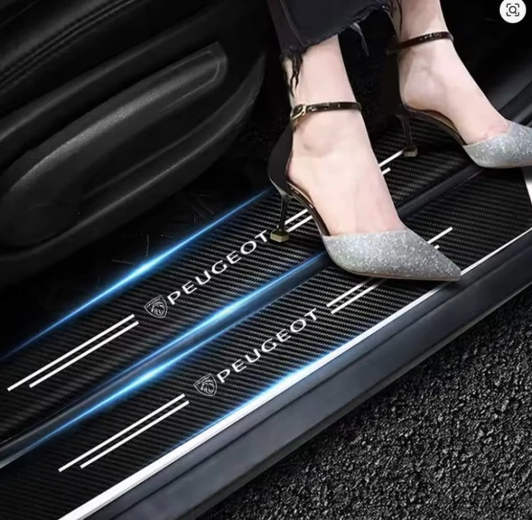 PEUGEOT NAKŁADKI NAKLEJKI FOLIA CHRONNA NA PROGI
