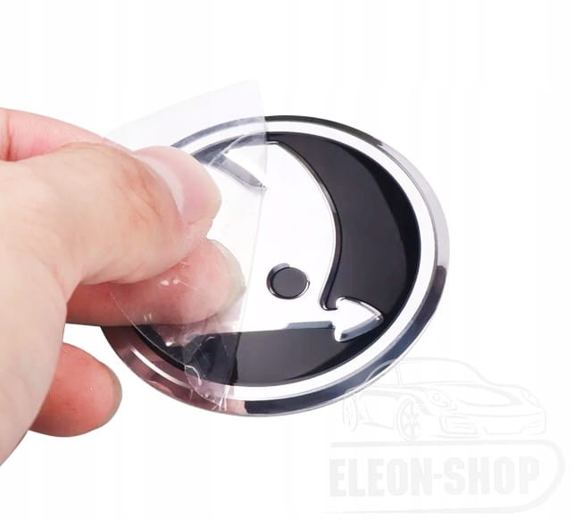 SKODA NAKLEJKI EMBLEMATY LOGO ZNACZKI ALUMINIUM 56mm 4szt