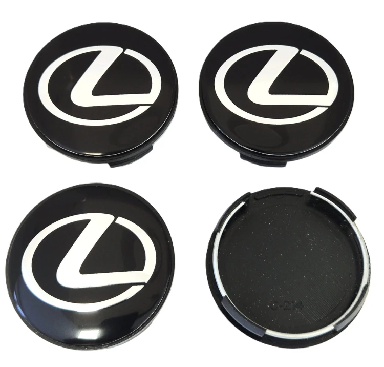 LEXUS DEKIELKI KAPSLE DO ALUFELG BROCK CMS AUTEC 59mm/55mm 4szt.