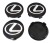 LEXUS DEKIELKI ZNACZKI KAPSLE DO FELG BORBET PLATIN 56MM/52MM 4szt.