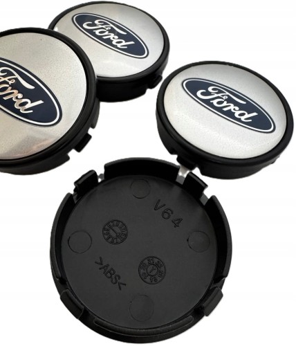 FORD DEKIELKI ZNACZKI KAPSLE DEKLE DO FELG Z VOLVO 64MM/61MM 4SZT.