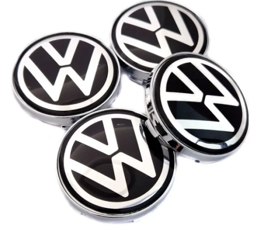 VOLKSWAGEN DEKIELKI KAPSLE DEKLE VW ZNACZKI DO ALUFELG 60MM/56MM 4szt.