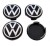 VW DEKIELKI KAPSLE DO ALUFELG BROCK RC DESIGN CMS CZARNE 59mm/55mm