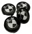 DEKIELKI DEKLE DO FELG BMW DEZENT AEZ MAM CARMANI S62, RIAL N12 75mm/71mm 4SZT.