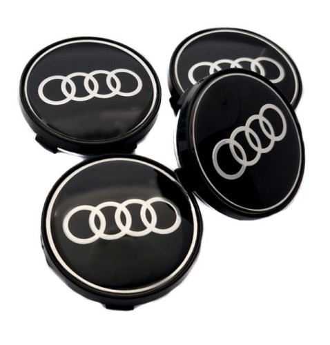 AUDI DEKIELKI DEKLE ZNACZKI DO ALUFELG DEZENT DOTZ AEZ 60mm/56mm 4szt.