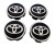DEKIELKI DO ALUFELG TOYOTA BORBET RIAL ANZIO PLATIN ALUETT N61 56mm/53mm