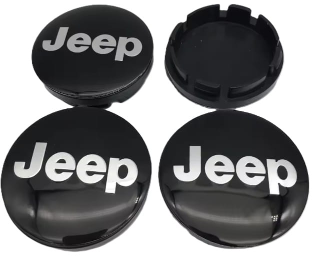 JEEP 4x DEKIELKI KAPSLE DEKLE DO ALUFELG 56mm/52mm