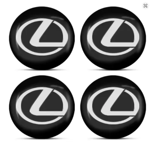 NAKLEJKI NA DEKIELKI LEXUS 56mm 4szt