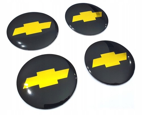 CHEVROLET  NAKLEJKI 56mm EMBLEMATY LOGO ALUMINIOWE