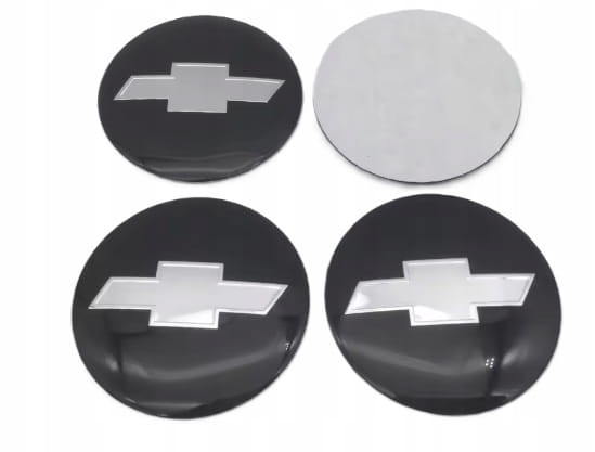 CHEVROLET NAKLEJKI 56mm EMBLEMATY LOGO ALUMINIOWE