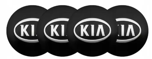 KIA NAKLEJKI EMBLEMAT LOGO ZNACZKI NA KOŁPAKI DEKIELKI 56mm