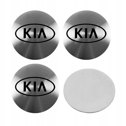 KIA NAKLEJKI EMBLEMAT LOGO ZNACZKI NA KOŁPAKI DEKIELKI 56mm