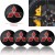 MITSUBISHI NAKLEJKI  56mm ALUMINIOWE EMBLEMATY 4szt.