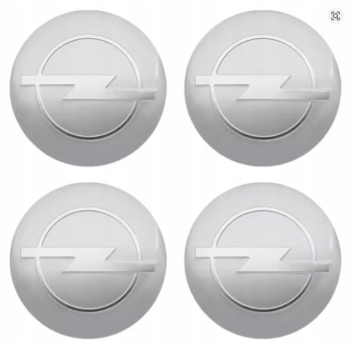 OPEL NAKLEJKI 56mm EMBLEMATY ZNACZKI ALUMINIOWE 4szt